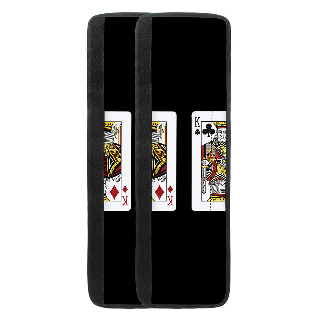 Four Kings Playing Cards Print Refrigerator Handle Covers