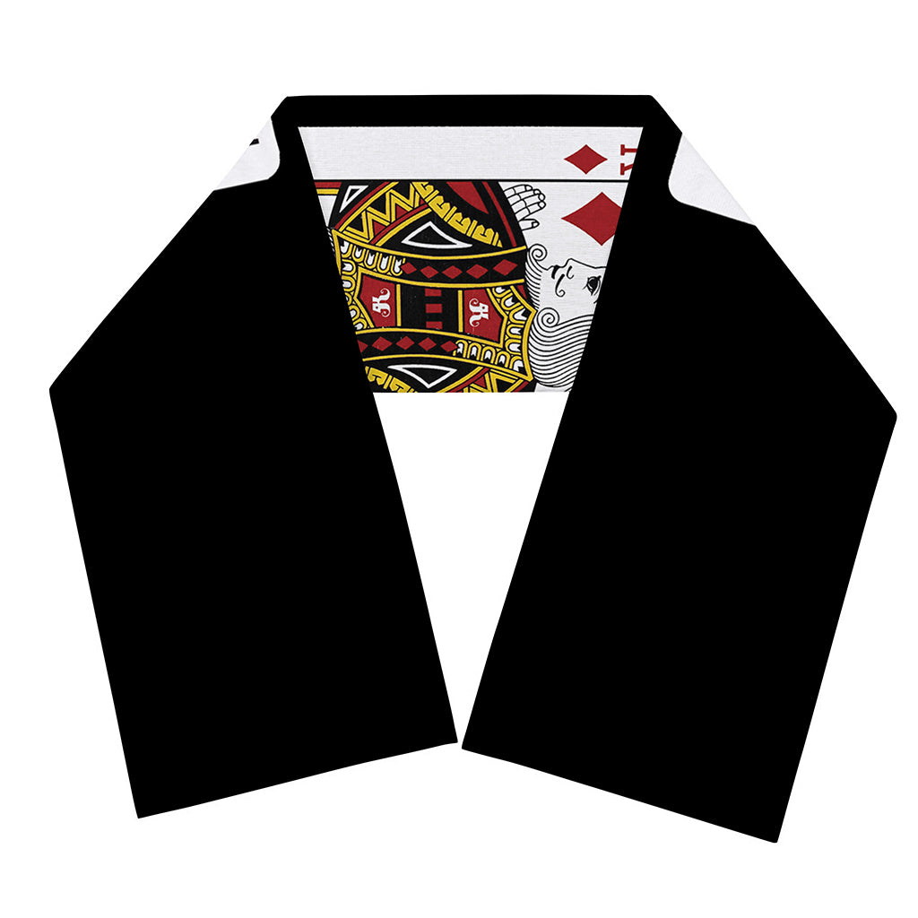 Four Kings Playing Cards Print Scarf