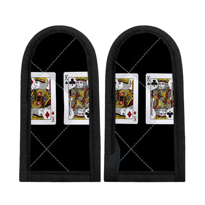Four Kings Playing Cards Print Skillet Handle Cover