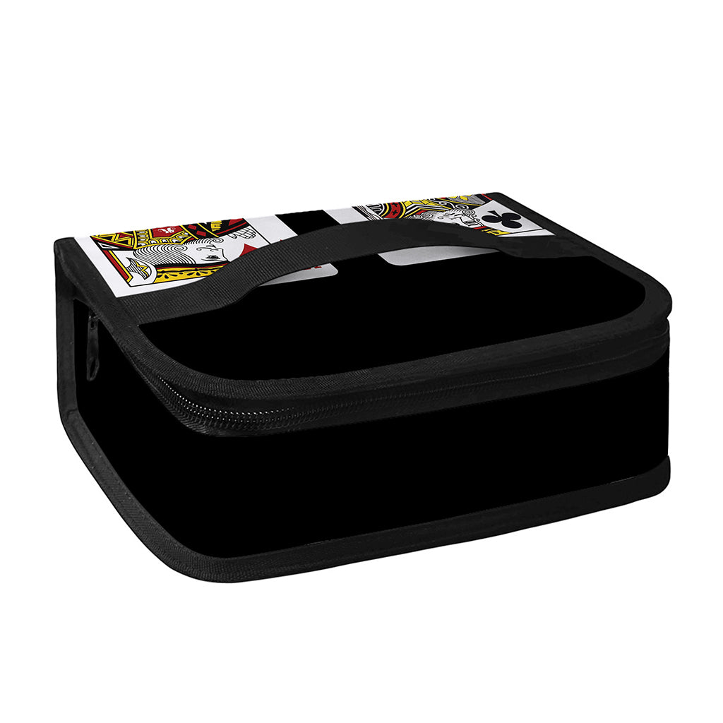 Four Kings Playing Cards Print Small Lunch Bag
