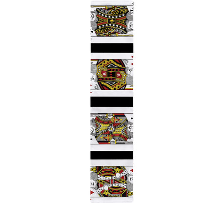 Four Kings Playing Cards Print Table Runner