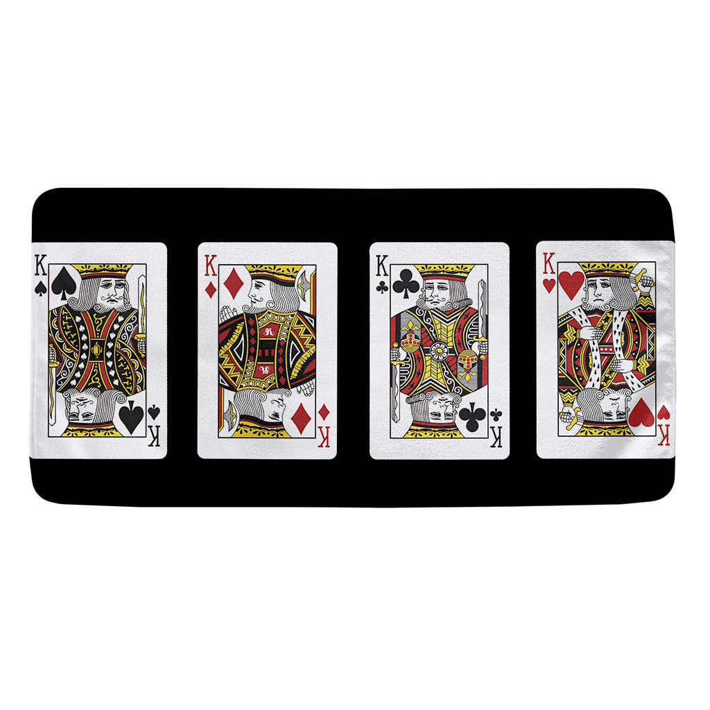 Four Kings Playing Cards Print Towel