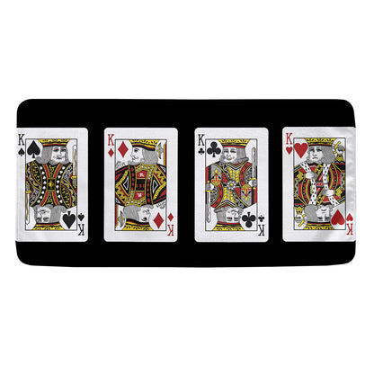 Four Kings Playing Cards Print Towel