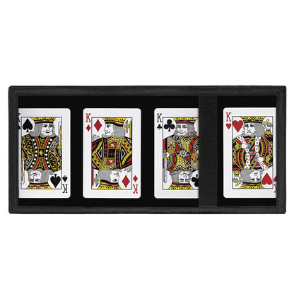Four Kings Playing Cards Print Trifold Wallet