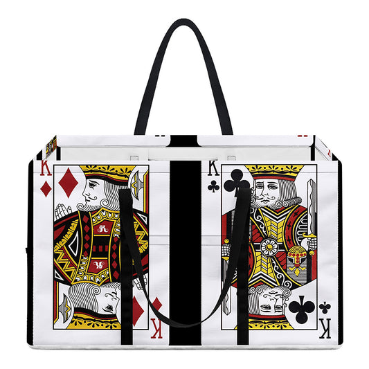 Four Kings Playing Cards Print Utility Tote Bag