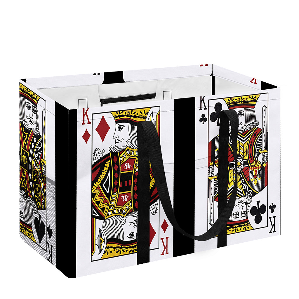 Four Kings Playing Cards Print Utility Tote Bag