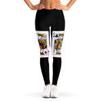 Four Kings Playing Cards Print Women's Leggings