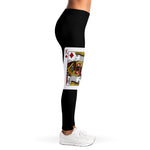 Four Kings Playing Cards Print Women's Leggings