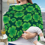 Four-Leaf Clover St. Patrick's Day Print Baby Seat Cover