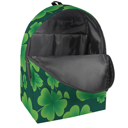 Four-Leaf Clover St. Patrick's Day Print Backpack