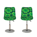 Four-Leaf Clover St. Patrick's Day Print Bar Stool Covers