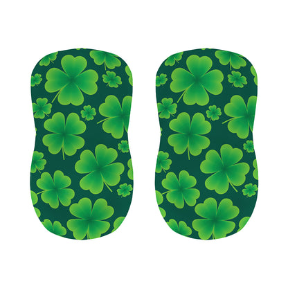 Four-Leaf Clover St. Patrick's Day Print Bar Stool Covers