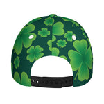 Four-Leaf Clover St. Patrick's Day Print Baseball Cap
