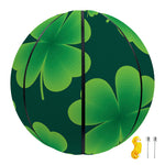 Four-Leaf Clover St. Patrick's Day Print Basketball
