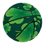 Four-Leaf Clover St. Patrick's Day Print Basketball