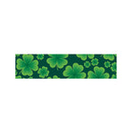 Four-Leaf Clover St. Patrick's Day Print Bed Runner