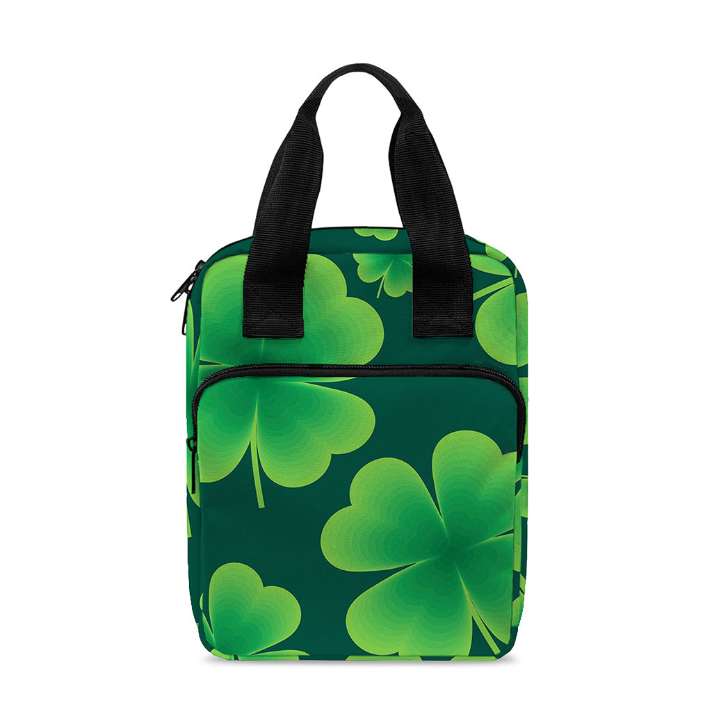 Four-Leaf Clover St. Patrick's Day Print Bible Tote Bag