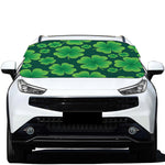 Four-Leaf Clover St. Patrick's Day Print Car Windshield Snow Cover