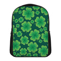 Four-Leaf Clover St. Patrick's Day Print Casual Backpack