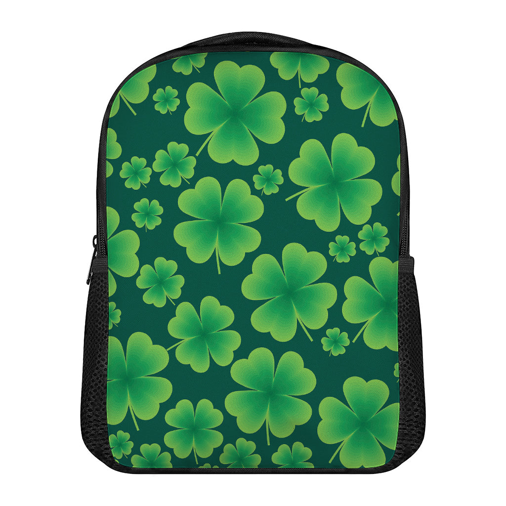 Four-Leaf Clover St. Patrick's Day Print Casual Backpack