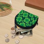 Four-Leaf Clover St. Patrick's Day Print Coin Purse