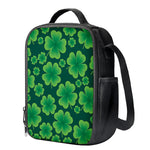 Four-Leaf Clover St. Patrick's Day Print Crossbody Lunch Bag