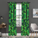 Four-Leaf Clover St. Patrick's Day Print Curtain