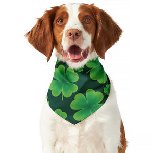 Four-Leaf Clover St. Patrick's Day Print Dog Bandana