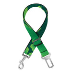 Four-Leaf Clover St. Patrick's Day Print Dog Seat Belt