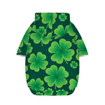 Four-Leaf Clover St. Patrick's Day Print Dog Zip Up Hoodie