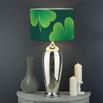 Four-Leaf Clover St. Patrick's Day Print Drum Lamp Shade