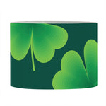 Four-Leaf Clover St. Patrick's Day Print Drum Lamp Shade