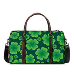 Four-Leaf Clover St. Patrick's Day Print Duffle Bag