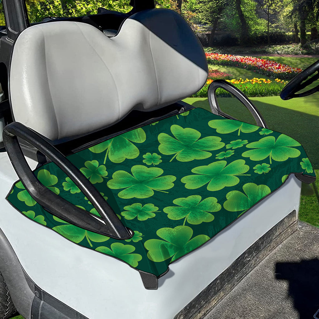 Four-Leaf Clover St. Patrick's Day Print Golf Cart Seat Cover