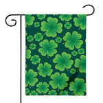 Four-Leaf Clover St. Patrick's Day Print House Flag