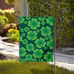 Four-Leaf Clover St. Patrick's Day Print House Flag