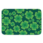 Four-Leaf Clover St. Patrick's Day Print Indoor Door Mat