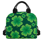 Four-Leaf Clover St. Patrick's Day Print Insulated Lunch Bag
