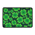 Four-Leaf Clover St. Patrick's Day Print Kitchen Mat