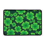 Four-Leaf Clover St. Patrick's Day Print Kitchen Mat