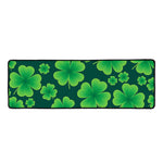 Four-Leaf Clover St. Patrick's Day Print Long Kitchen Mat