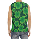 Four-Leaf Clover St. Patrick's Day Print Men's Fitness Tank Top