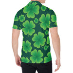 Four-Leaf Clover St. Patrick's Day Print Men's Shirt