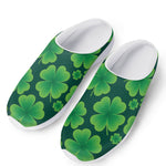Four-Leaf Clover St. Patrick's Day Print Mesh Casual Shoes