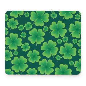 Four-Leaf Clover St. Patrick's Day Print Mouse Pad