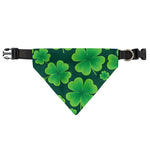 Four-Leaf Clover St. Patrick's Day Print Over The Collar Dog Bandana