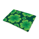 Four-Leaf Clover St. Patrick's Day Print Pet Cooling Mat Cover
