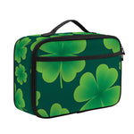 Four-Leaf Clover St. Patrick's Day Print Portable Lunch Bag