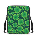 Four-Leaf Clover St. Patrick's Day Print Rectangular Crossbody Bag