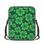 Four-Leaf Clover St. Patrick's Day Print Rectangular Crossbody Bag